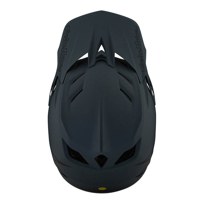 Troy Lee Designs D4 MIPS Stealth BMX Race Helmet-Gray - 3