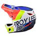 Troy Lee Designs D4 Composite Qualifier BMX Race Helmet-White/Blue - 3