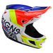 Troy Lee Designs D4 Composite Qualifier BMX Race Helmet-White/Blue - 7