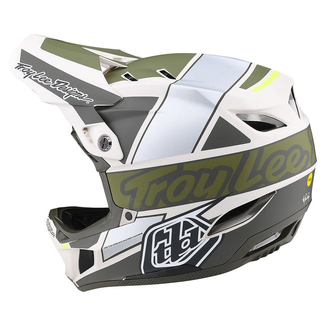 Troy Lee Designs D4 Team BMX Race Helmet-Military - 3