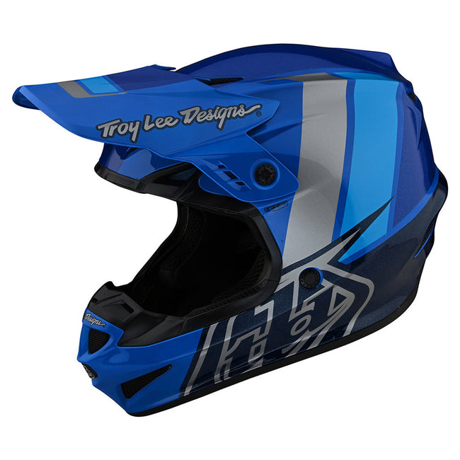 Troy Lee Designs GP Nova BMX Race Helmet-Blue - 1