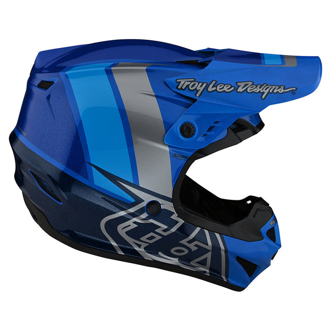 Troy Lee Designs GP Nova BMX Race Helmet-Blue - 6