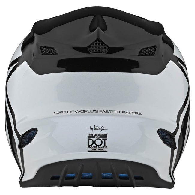 Troy Lee Designs GP Overload BMX Race Helmet-Black/White - 5