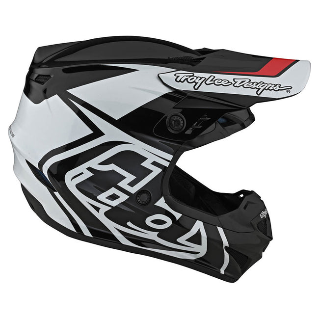 Troy Lee Designs GP Overload BMX Race Helmet-Black/White - 7