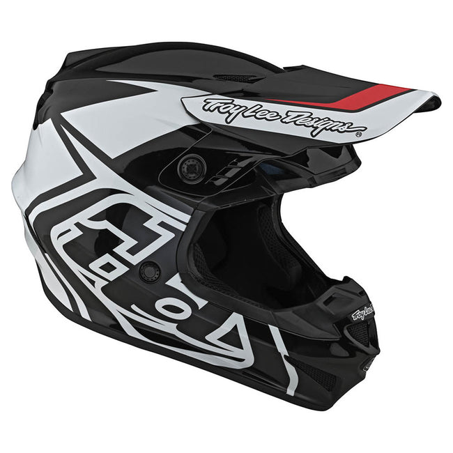 Troy Lee Designs GP Overload Helmet-Black/White - 8
