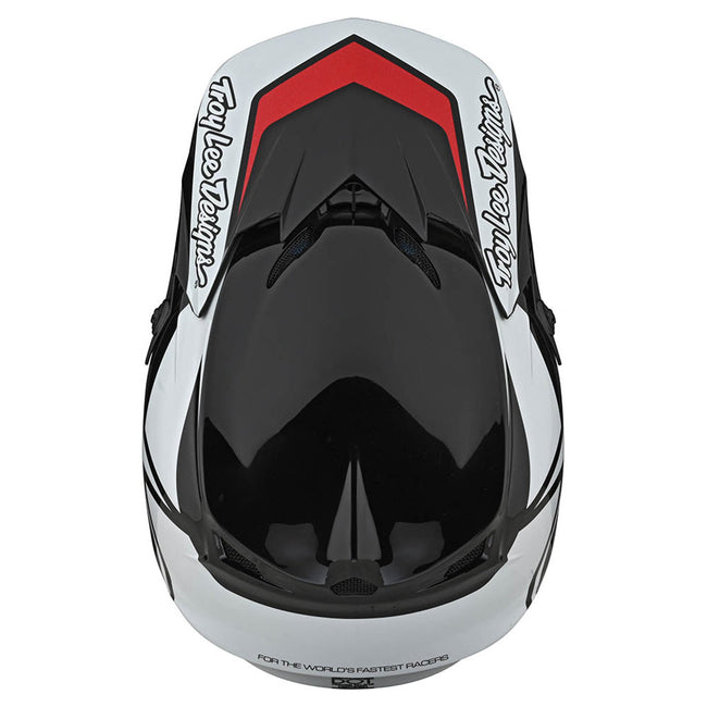 Troy Lee Designs GP Overload BMX Race Helmet-Black/White - 9