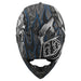 Troy Lee Designs SE4 MIPS Eyeball BMX Race Helmet-Black/Silver - 5