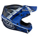 Troy Lee Designs SE4 Polyacrylite MIPS Warped Helmet-Blue - 6