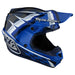 Troy Lee Designs SE4 Polyacrylite MIPS Warped Helmet-Blue - 7