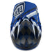Troy Lee Designs SE4 Polyacrylite MIPS Warped Helmet-Blue - 8