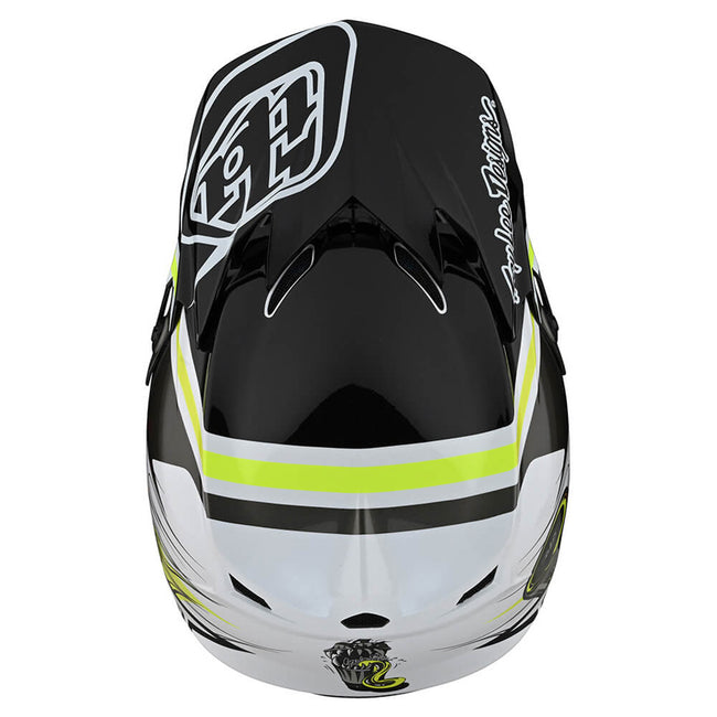 Troy Lee Designs SE4 Skooly BMX Race Helmet-Black/Yellow - 8
