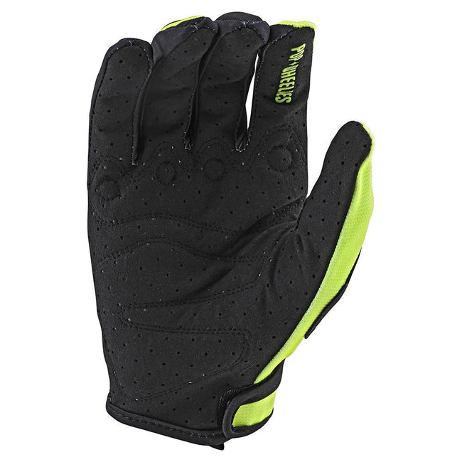 Troy Lee GP BMX Race Gloves-Flo Yellow - 2