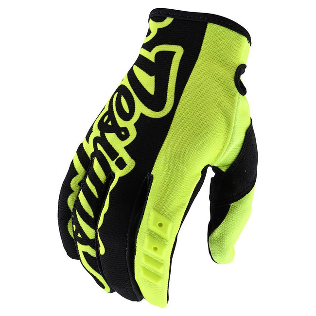 Troy Lee GP BMX Race Gloves-Flo Yellow - 1