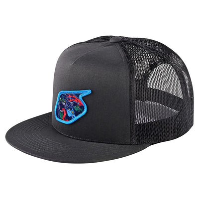 Troy Lee Designs History Trucker Snapback Hat-OSFA-Black