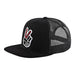 Troy Lee Peace Out Trucker Snapback Hat-OSFA-Black - 1