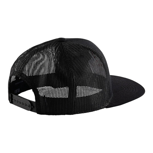 Troy Lee Peace Out Trucker Snapback Hat-OSFA-Black - 2