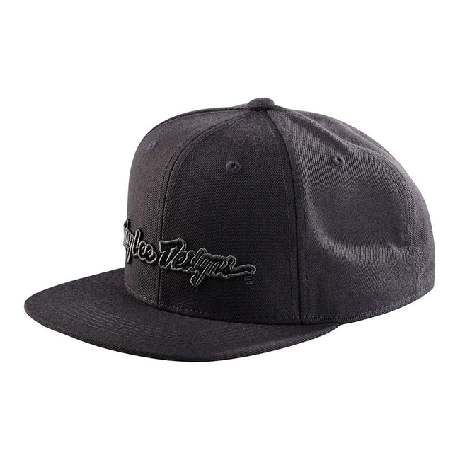 Troy Lee Signature Snapback Hat-OSFA-Dark Gray/Charcoal - 1