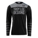 Troy Lee Designs Skyline LS Chill BMX Race Jersey-Pinstripe Black/Gray - 3