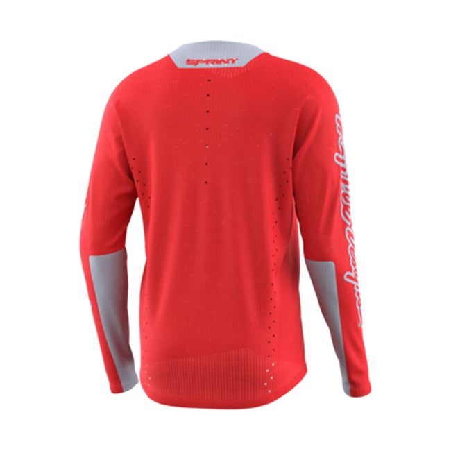 Troy Lee Designs Sprint BMX Race Jersey-Icon Race Red - 2