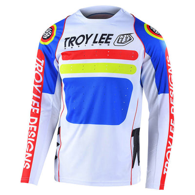 Troy Lee Designs Sprint Drop In BMX Race Jersey-White