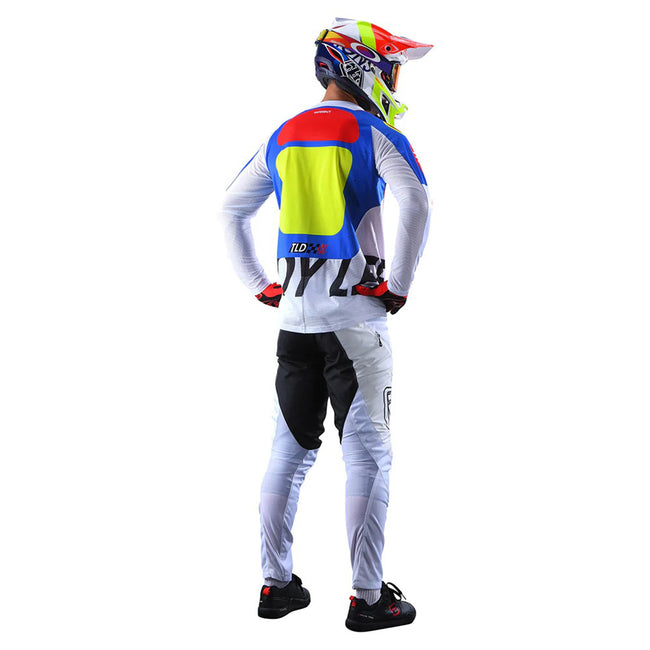 Troy Lee Designs Sprint Drop In BMX Race Jersey-White - 4