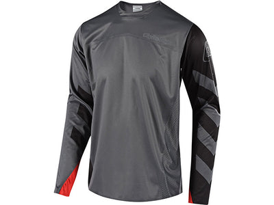 Troy Lee Designs Sprint Elite Escape LS BMX Race Jersey-Gray/Black