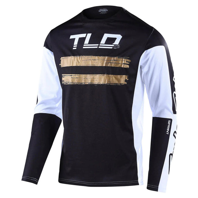 Troy Lee Designs Sprint Marker BMX Race Jersey-Black/Copper - 1