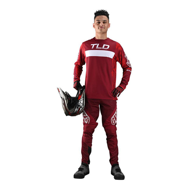Troy Lee Sprint BMX Race Pants-Burgundy - 3