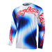 Troy Lee Designs Sprint Ultra BMX Race Jersey-Lucid White/Blue - 1