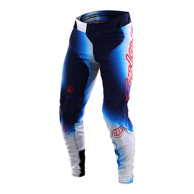 Troy Lee Designs Sprint Ultra BMX Race Pants-Lucid White/Blue - 1