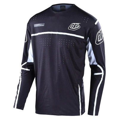 Troy Lee Designs Sprint Ultra BMX Race Jersey-Lines-Black/White