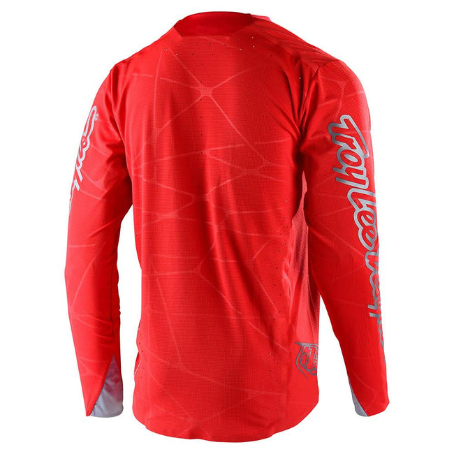 Troy Lee Sprint Ultra BMX Race Jersey Podium-Red/Silver - 2