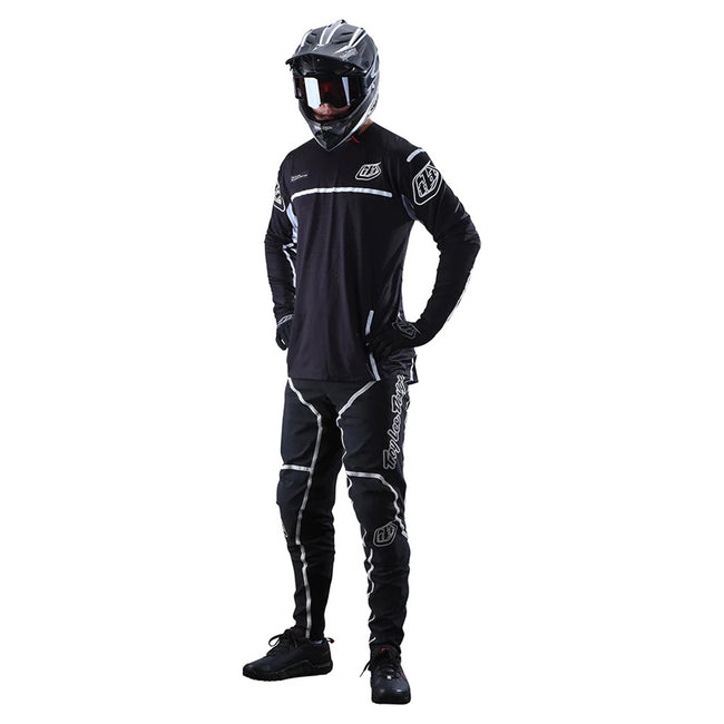Troy Lee Designs Sprint Ultra BMX Race Pants-Lines Black/White - 5