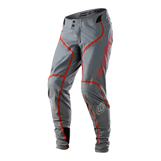 Troy Lee Designs Sprint Ultra BMX Race Pants-Lines Gray/Rocket Pink - 1