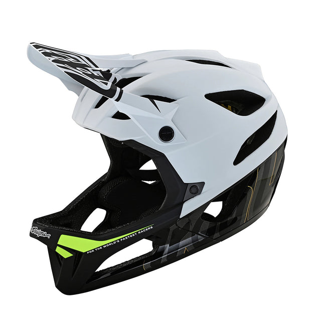 Troy Lee Stage BMX Race Helmet-Signature White - 1