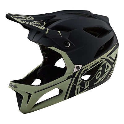 Troy Lee Designs Stage MIPS BMX Race Helmet-Stealth Black/Stone Gray