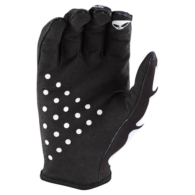 Troy Lee Air BMX Race Gloves-Skully-Black/White - 2