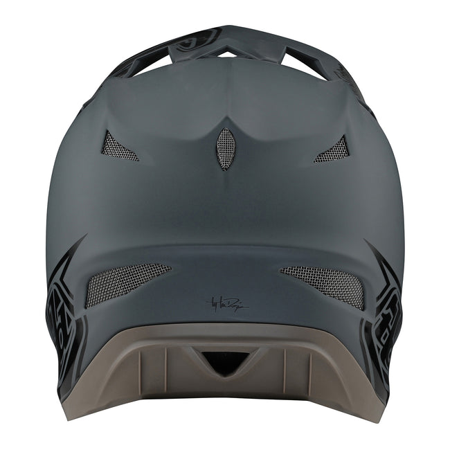 Troy Lee Designs D3 Fiberlite Stealth BMX Race Helmet-Gray - 2