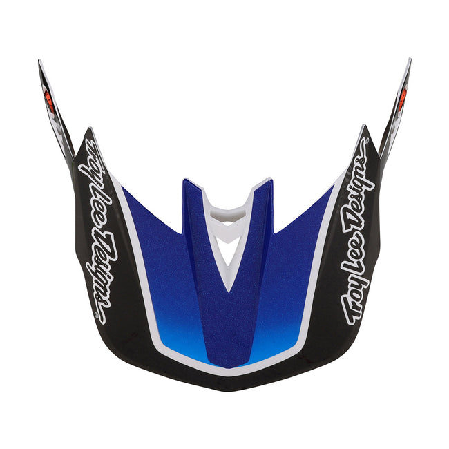 Troy Lee Designs D4 Composite BMX Race Helmet-Qualifier White/Blue - 7