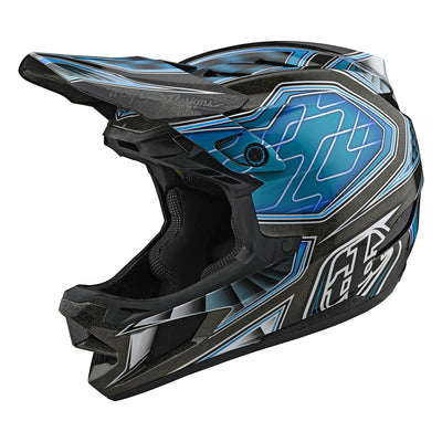 Troy Lee Designs D4 MIPS Low Rider BMX Race Helmet-Teal