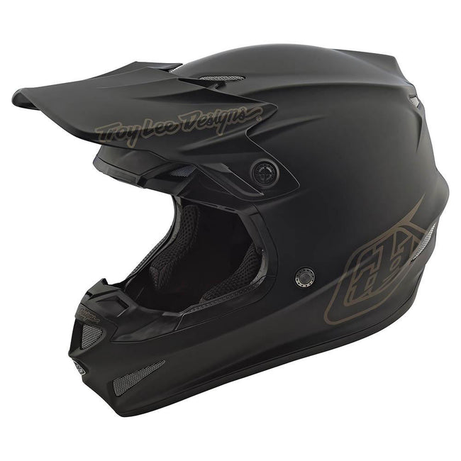 Troy Lee Designs GP Mono BMX Race Helmet-Youth-Black - 1