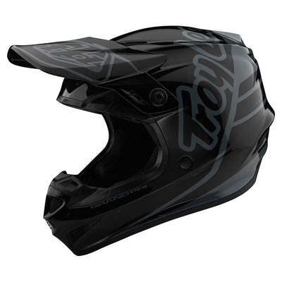 Troy Lee Designs GP Silhouette BMX Race Helmet-Black/Gray