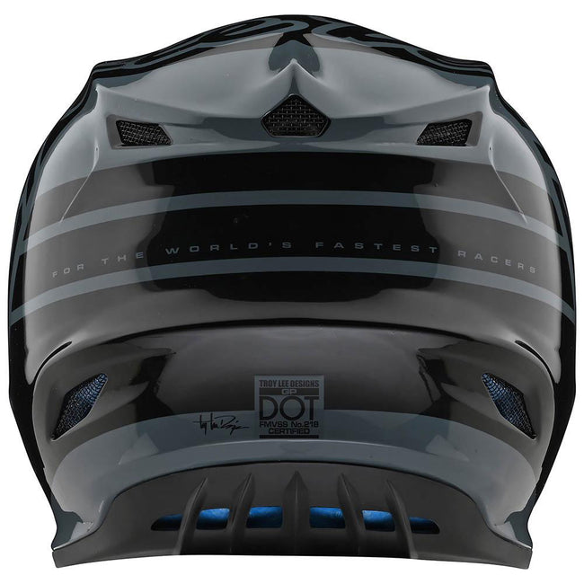 Troy Lee Designs GP Silhouette BMX Race Helmet-Black/Gray - 3