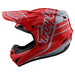 Troy Lee Designs GP Silhouette BMX Race Helmet-Red/Silver - 2