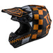 Troy Lee Designs SE4 Poly Checkers MIPS BMX Race Helmet-Black/Gold - 1