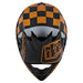 Troy Lee Designs SE4 Poly Checkers MIPS BMX Race Helmet-Black/Gold - 5
