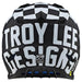 Troy Lee Designs SE4 Poly Checkers MIPS BMX Race Helmet-Black/White - 3