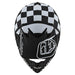 Troy Lee Designs SE4 Poly Checkers MIPS BMX Race Helmet-Black/White - 5