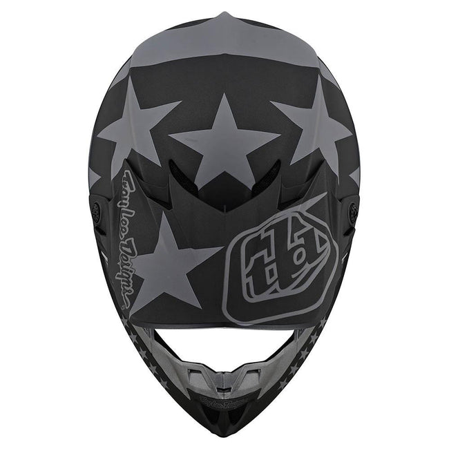 Troy Lee Designs SE4 Polyacrylite Freedom MIPS Helmet-Black/Gray - 5