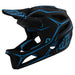 Troy Lee Designs Stage MIPS Helmet-Pinstripe Black/Cyan - 1